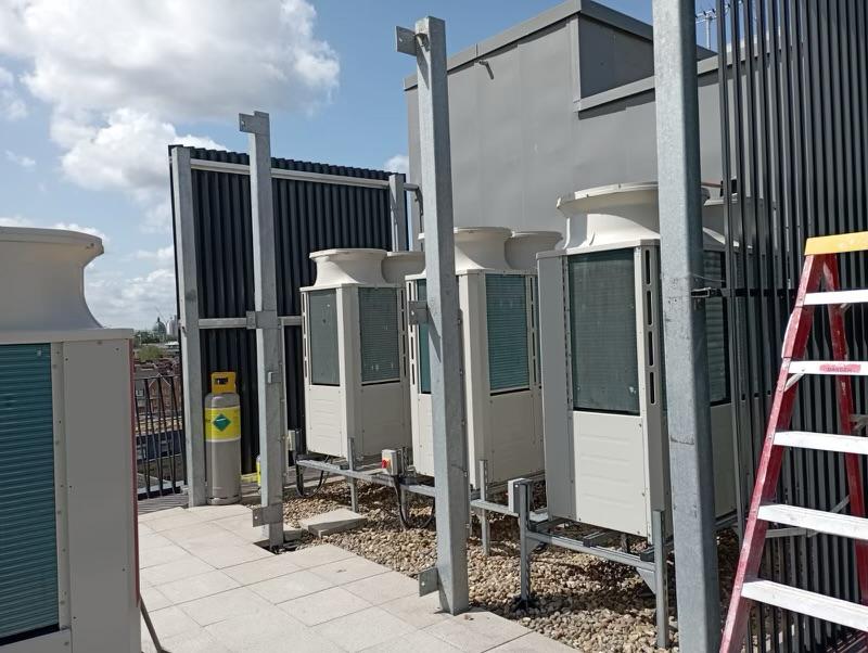 Commercial outdoor air conditioning units