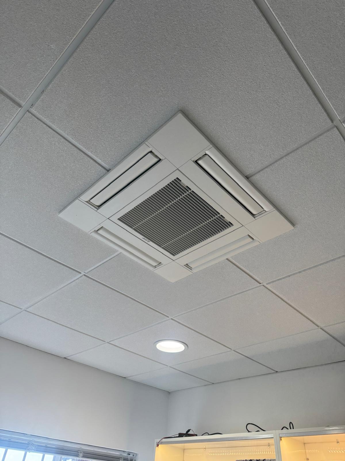 Even cooling across the whole floor, from one tile